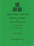 Bach, J.S. % Bouree & Gigue from "Third Orchestral Suite" - OB/PN