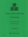 Bach, J.S. % Twelve Duets from the Anna Magdalena Bach Notebook (performance score) - 2OB