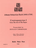 Bach, J.S. % Contrapunctus I from "The Art of the Fugue" (score & parts) - WW5