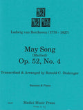 Beethoven, Ludwig van % May Song, op. 52, #4 - BSN/PN