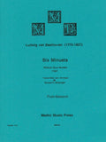 Beethoven, Ludwig van % Six Minuets (performance score) - FL/BSN