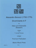 Besozzi, Alessandro % Divertimento in F Major (score & parts) - OB/CEL or OB/BSN