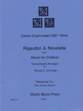 Chaminade, Cecile % Rigaudon & Novelette (score & parts) - FL/CL/BSN