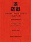 Corelli, Arcangelo % Suite #1 in Three Movements - BSN/PN