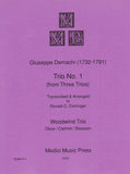 Demachi, Giuseppe % Trio #1 (score & parts) - OB/CL/BSN