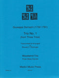 Demachi, Giuseppe % Trio #1 (score & parts) - FL/OB/CL