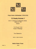 Hoffmeister, Franz Anton  % 36 Duets, V1 (1-12) (performance score) - 2BSN