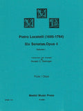 Locatelli, Pietro % Six Sonatas, op. 4, V1 (1-3) (performance score) - FL/OB