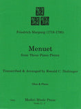 Marpurg, Friedrich % Menuet - OB/PN