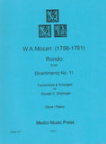 Mozart, Wolfgang Amadeus % Rondo from "Divertimento #11" - OB/PN
