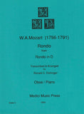Mozart, Wolfgang Amadeus % Rondo in D Major - OB/PN