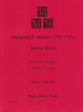 Mozart, Wolfgang Amadeus % Twelve Duets, KV487 (performance score) - OB/CL