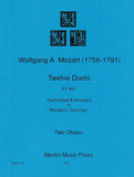 Mozart, Wolfgang Amadeus % Twelve Duets, KV487 (performance score) - 2OB