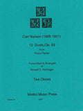 Nielsen, Carl  % Twelve Duets, op. 53 (performance score) - 2OB