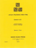 Pachelbel, Johann % Canon in D Major - BSN/PN