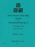 Purcell, Henry % Gavotte from "Harpsichord Suite #5" - BSN/PN