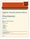Braun, Wilhelm Theodor Johannes % Divertimento - BSN/ORCH