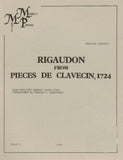 Rameau, Jean-Philippe % Rigaudon (score & parts) - 4BSN
