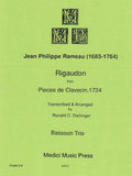 Rameau, Jean-Philippe % Rigadoun (score & parts) - 3BSN