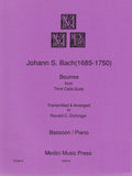 Bach, J.S. % Bouree from "Third Cello Suite" - BSN/PN