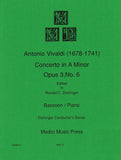Vivaldi, Antonio % Concerto in a minor from "L'Estro Armonico" RV356 - BSN/PN
