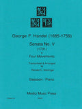 Handel, Georg Friedrich % Sonata #5 - BSN/PN