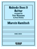 Hamlisch, Marvin % Nobody Does it Better (score & parts)(Stickley) - 4BSN