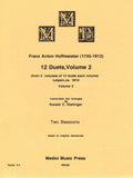Hoffmeister, Franz Anton % 36 Duets V2 (13-24) (performance score) - 2BSN
