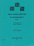 Locatelli, Pietro % Six Sonatas Op 4 V1 (1-3) (performance score) - OB/BSN