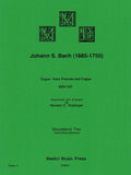 Bach, J.S. % Fugue from "Prelude & Fugue" BWV 547 (score & parts) - FL/OB/BSN