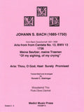 Bach, J.S. % Of My Sighing Of My Crying (score & parts) - FL/OB/CL