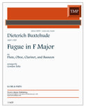 Buxtehude, Dieterich % Fugue in F Major (score & parts) - WW4