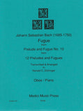 Bach, J.S. % Fugue #10 from "Twelve Preludes & Fugues" - OB/PN