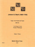 Bach, J.S. % Fugue from "Prelude & Fugue" BWV 541 - OB/PN