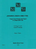 Bach, J.S. % Fugue from "Prelude & Fugue in G Major" BWV 550 - OB/PN