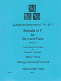 Beethoven, Ludwig van % Sonata in F Major Op 17 - OB/PN