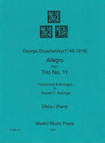 Druschetzky, Georg  % Allegro from "Trio #11"-OB/PN
