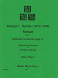 Handel, Georg Friedrich % Menuet Op 6 #5 - OB/PN