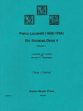 Locatelli, Pietro % Six Sonatas, op. 4, V2 (4-6) (performance score) - OB/CL