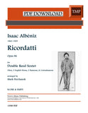 Albeniz, Isaac % Ricordatti, op. 96 (score & parts) - DR CHOIR (PDF)