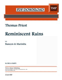 Priest, Thomas % Reminiscent Rains - BSN/MARIMBA (PDF)