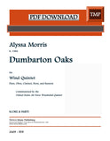 Morris, Alyssa % Dumbarton Oaks (score & parts) - WW5 (PDF)