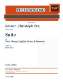 Pez, Johann Christoph % Suite (score & parts) - 2OB/EH/BSN (PDF)