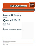 Garfield, Bernard % Quartet #3 (score & parts) - BSN/STG3 (PDF)