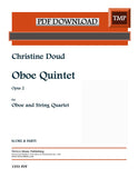 Doud, Christine % Oboe Quintet, op. 2 (score & parts) - OB/STG4 (PDF)