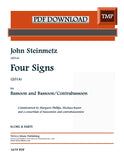 Steinmetz, John % Four Signs (score & parts) - BSN/BSN&CBSN (PDF)