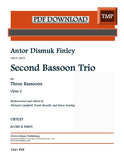 Finley, Antor Dismuk % First Bassoon Trio, op. 1 (score & parts) - 3BSN (PDF)