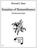 Buss, Howard % Sonatina of Remembrance - OB/PN
