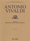 Vivaldi, Antonio % Concerto in C, F8 #4, RV 474 for bassoon & orchestra (score) - BSN/STGS