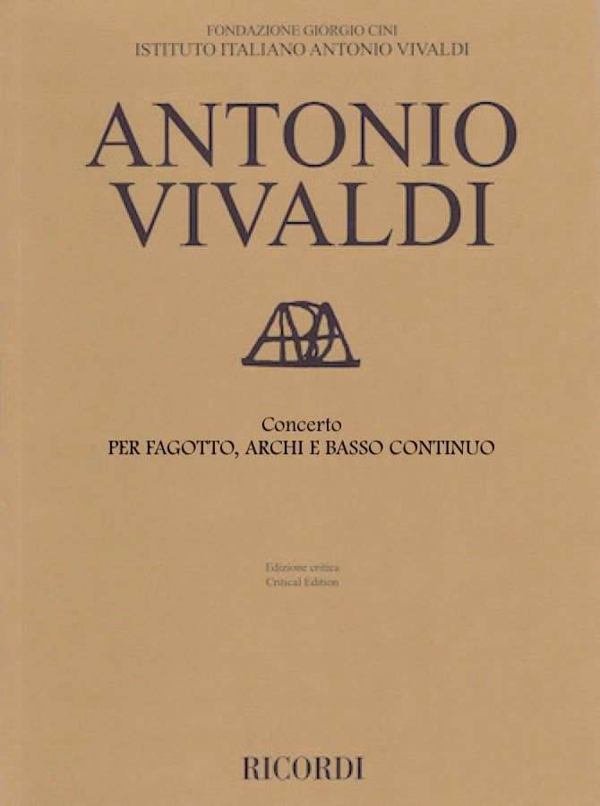 Vivaldi, Antonio % Concerto in a, F8 #13, RV 477 (score) - BSN/STGS